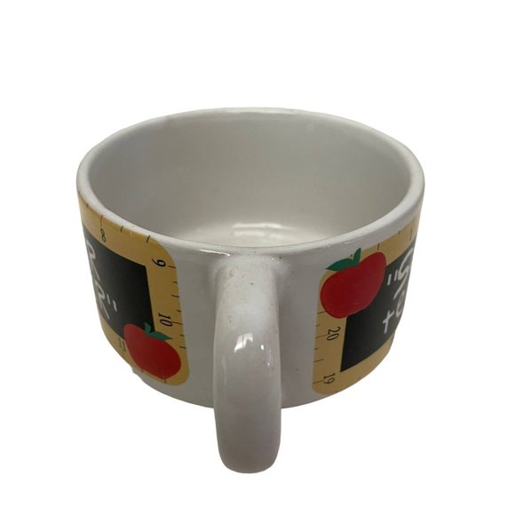 "Souper Teacher" Cup Mug Bowl Soup Coffee Tea Gift Cup 14oz Multicolor Ceramic - Picture 3 of 5